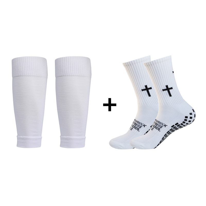 Knee Brace Badminton - 2쌍 세트 미끄럼 방지 축구 양말
