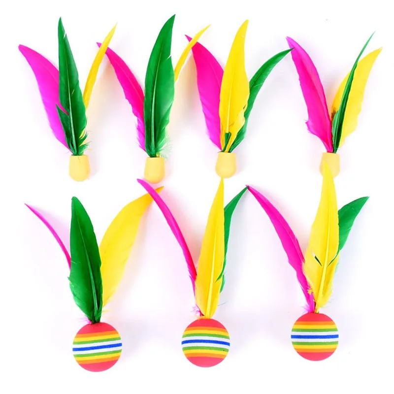 Badminton Kids - 10Pcs 야외 배드민턴 공 고무 셔틀콕