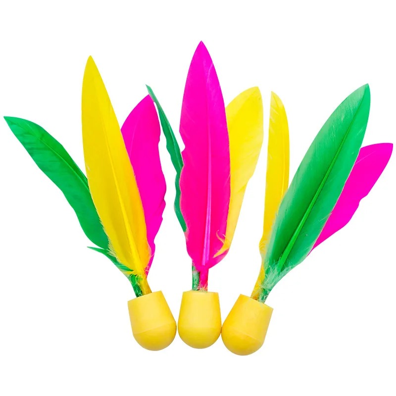 10Pcs 야외 배드민턴 공 고무 셔틀콕 깃털 셔틀콕  - Badminton Kids 리뷰 및 가격