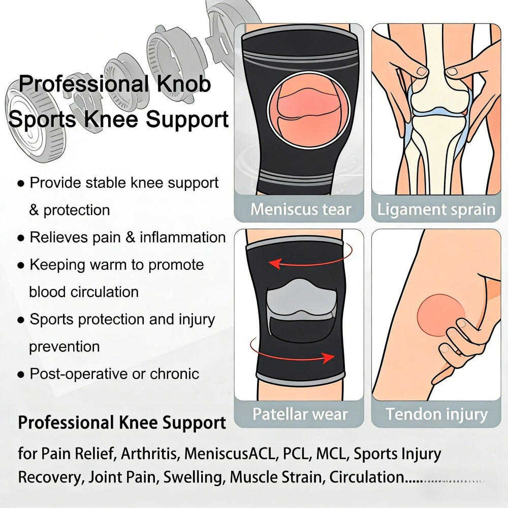 전문가용 무릎 보호대, 반월상 연골 관절 지지대, 남녀 - Knee Brace Badminton 리뷰 및 가격