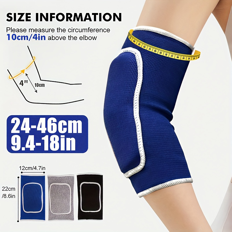 1 쌍의 탄성 팔꿈치 패드 두꺼운 스폰지 팔꿈치 무릎  - Knee Brace Badminton 리뷰 및 가격