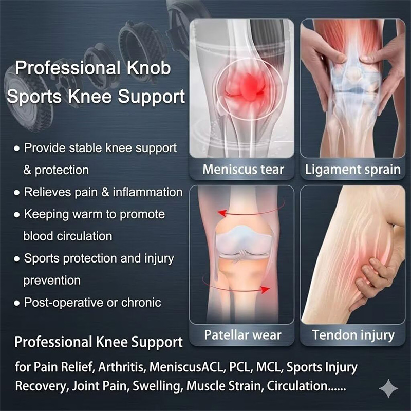 조절 가능한 노브 무릎 보호대 남녀 공용 압박 실리콘  - Knee Brace Badminton 리뷰 및 가격