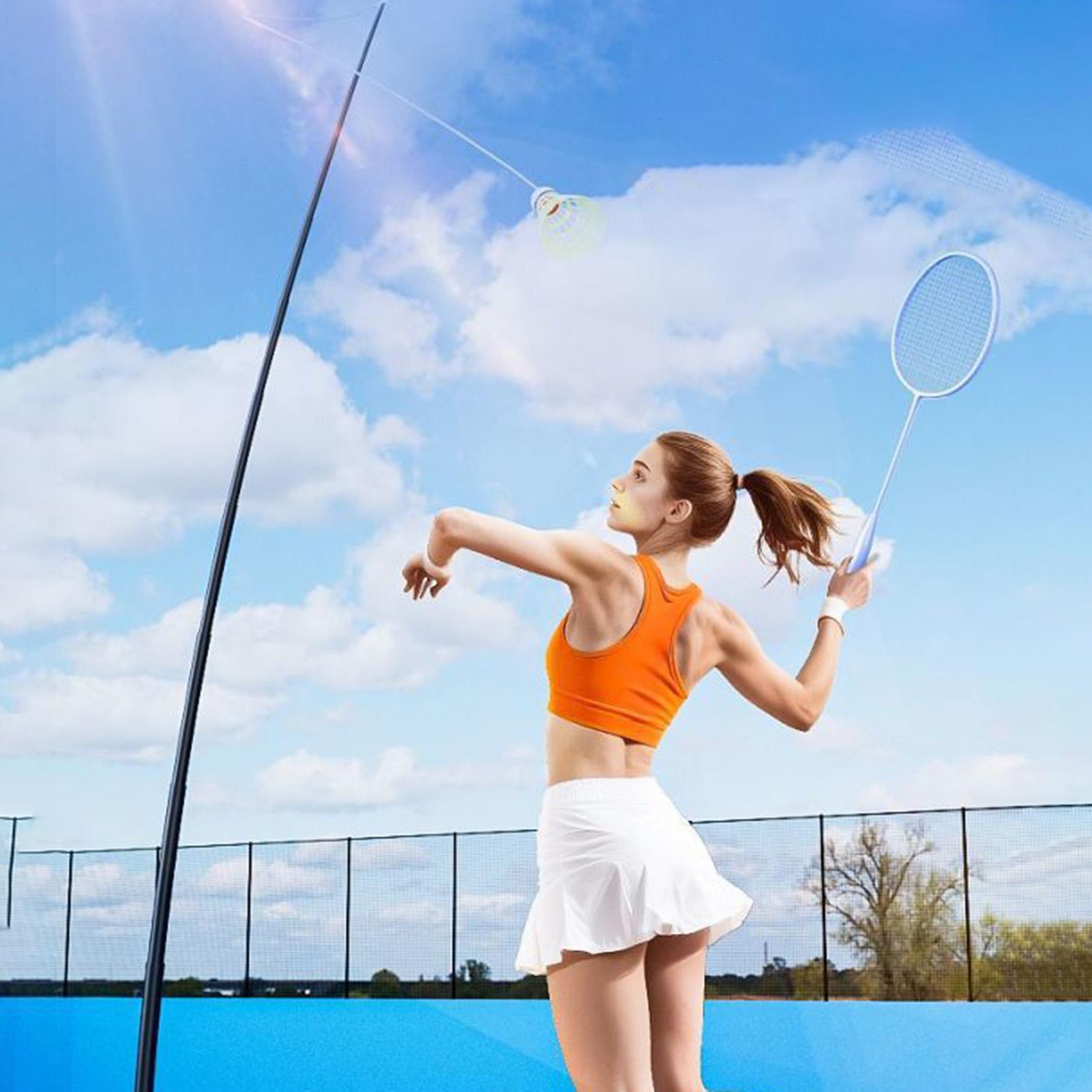 배드민턴 싱글 트레이닝 보조기구 휴대용 접이식 자동 리 - Badminton Kids 리뷰 및 가격