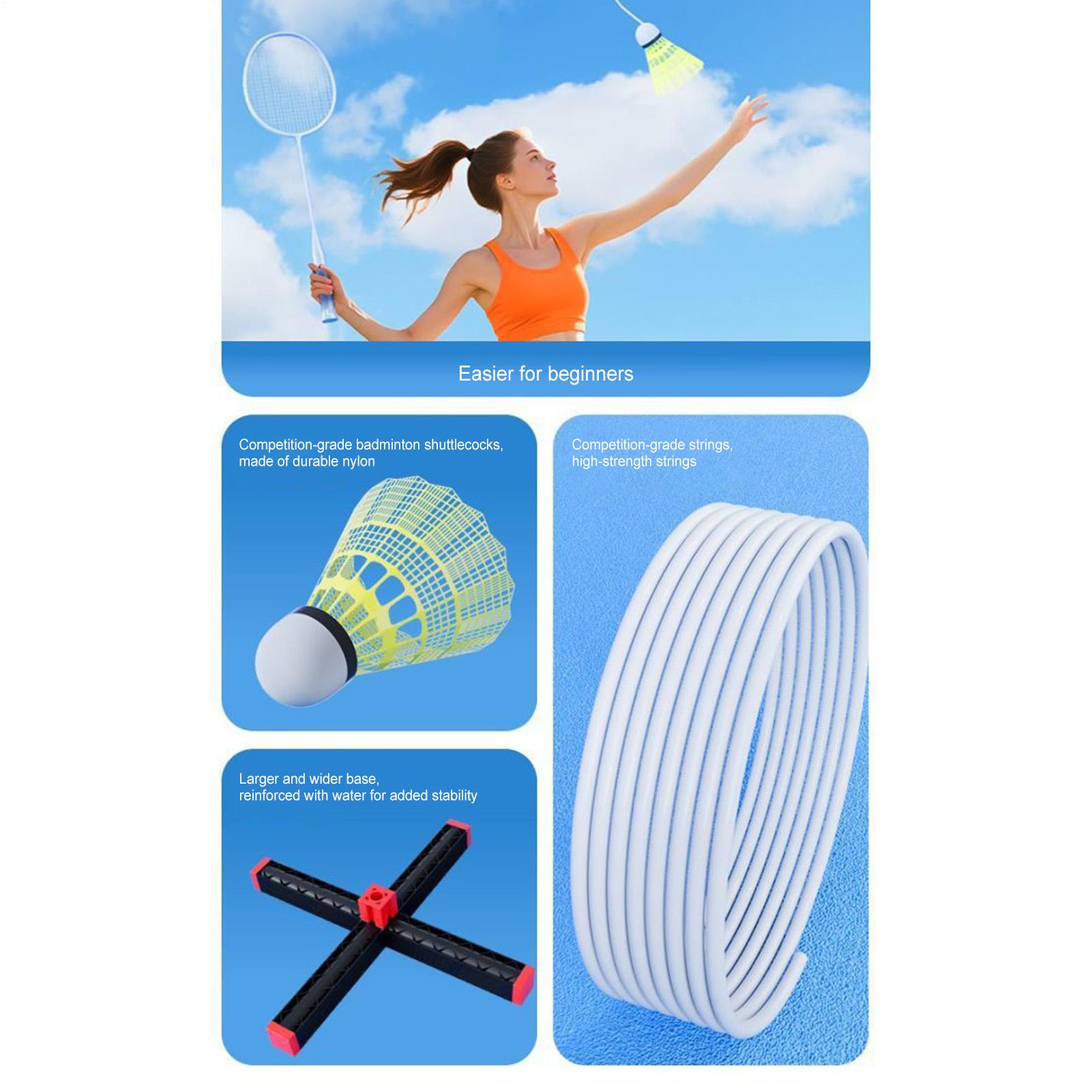 배드민턴 싱글 트레이닝 보조기구 휴대용 접이식 자동 리 - Badminton Kids 리뷰 및 가격