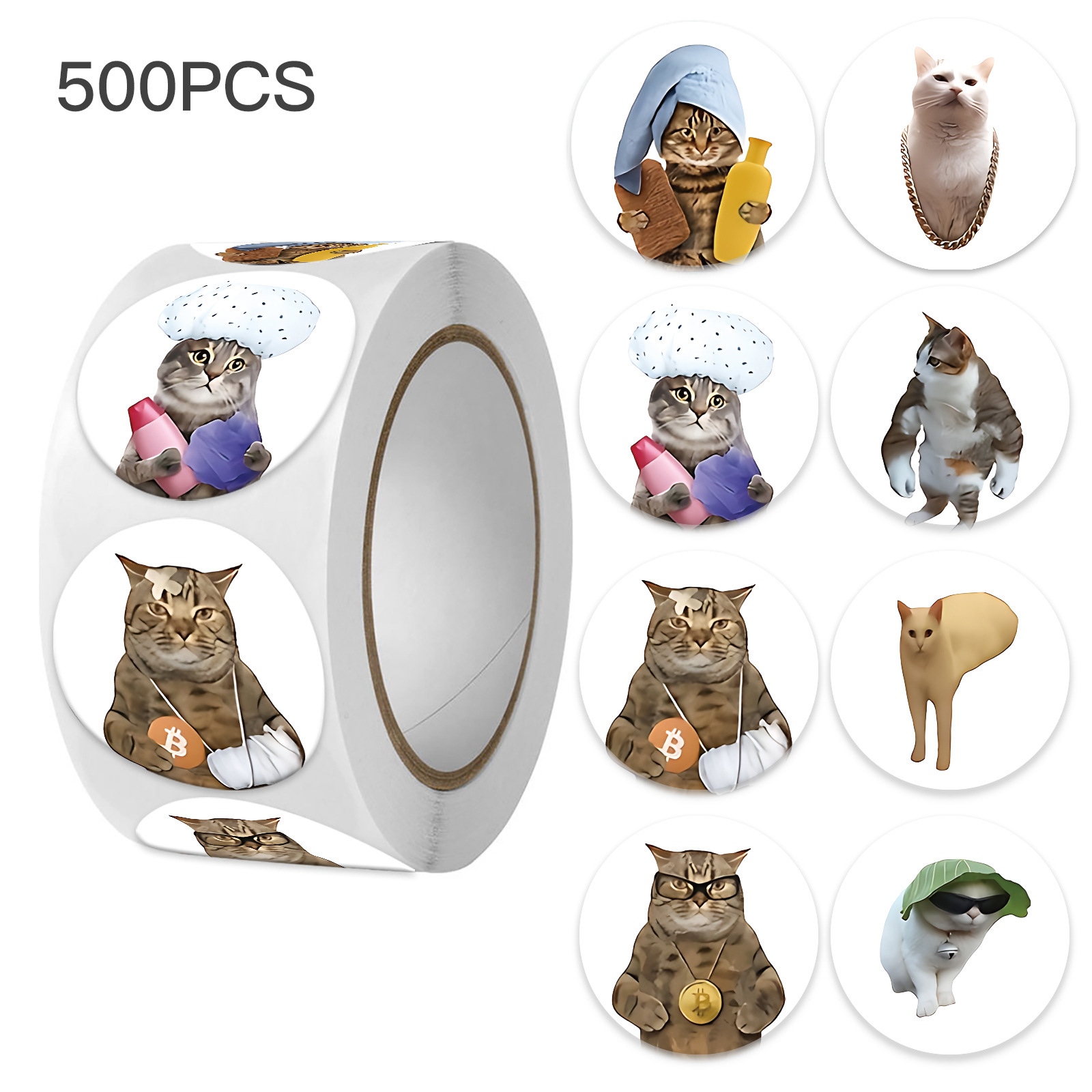 100-500pcs 재미 있은 고양이 낙서 감정 Mem - Badminton Meme 리뷰 및 가격