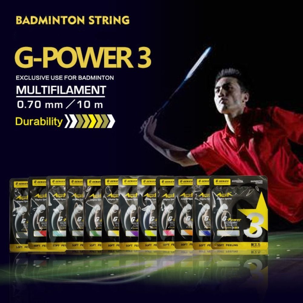 아마추어 훈련용 배드민턴 라켓 라인, 고탄성 및 내구성 - Badminton Yonex String 리뷰 및 가격